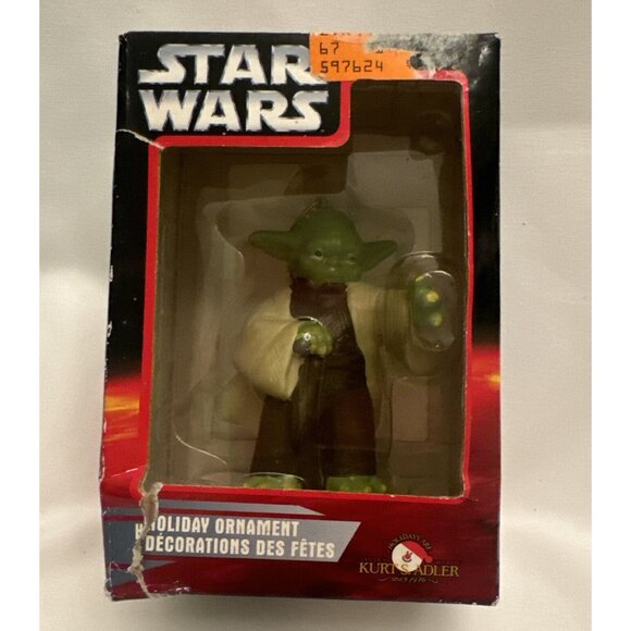 2006 Star Wars Yoda Holiday Christmas Ornament Kurt S Adler Sealed NIB Read - Picture 1 of 5